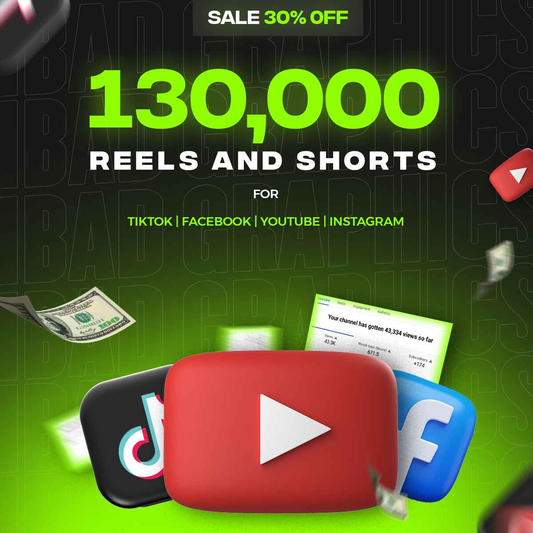 130,000+ Premium Reels Bundle (Instant Download + Reselling License)